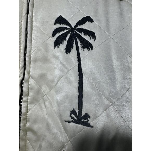 NWT Palm Angels Upsidedown Palm Sukajan Quilted Jacket - Picture 13 of 16